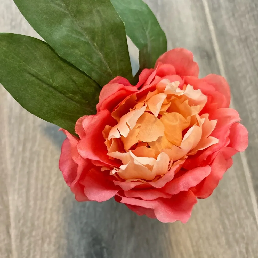 Target Pink and Cream Faux Floral Accent